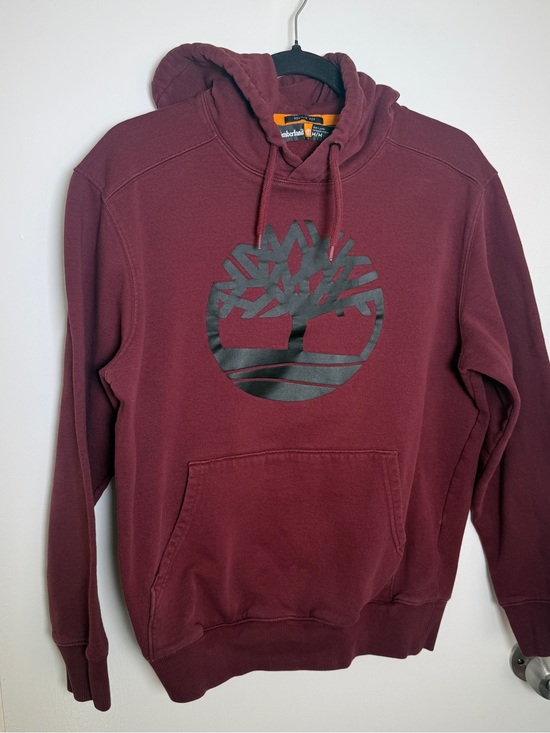 Timberland Other - Timberland Men's Maroon Logo Hoodie Medium